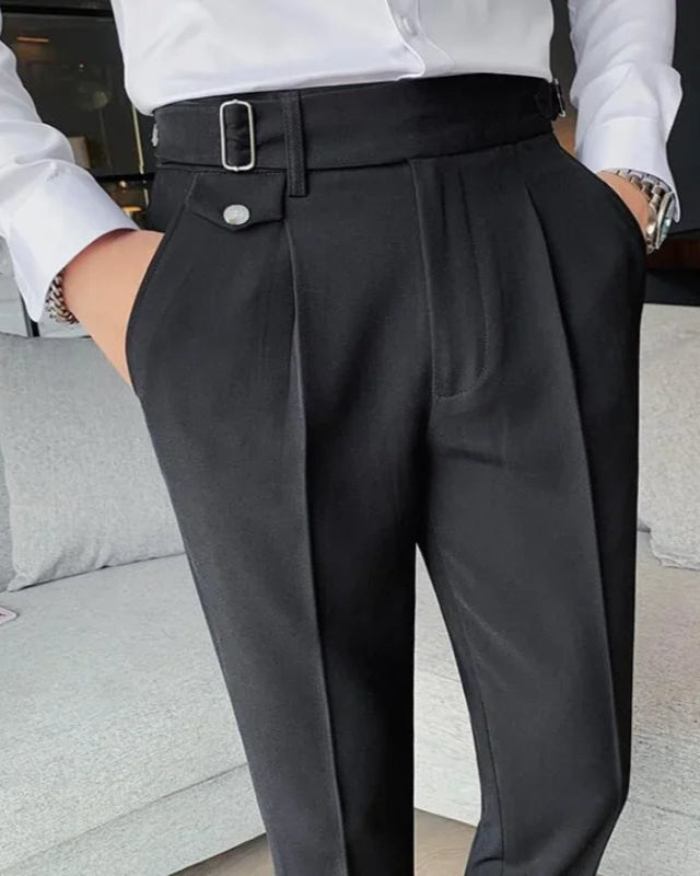 pantalon-thomas-noir-homme-old-money